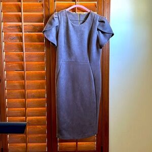 Gray Calvin Klein knee length dress, size 10